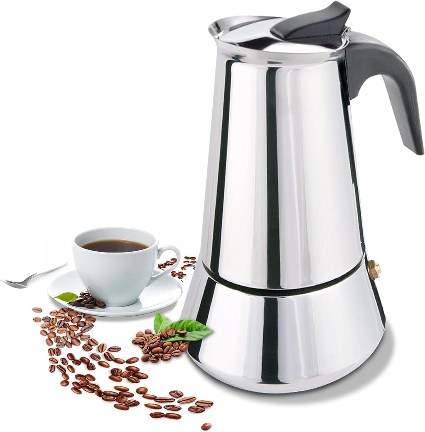 ماكينة تحضير القهوة الاستانلس – Espresso Maker
