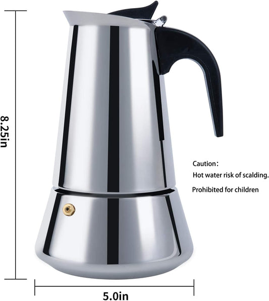 ماكينة تحضير القهوة الاستانلس – Espresso Maker