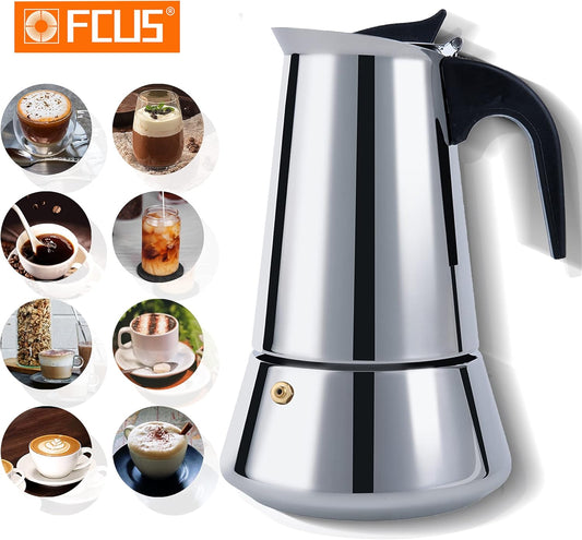 ماكينة تحضير القهوة الاستانلس – Espresso Maker